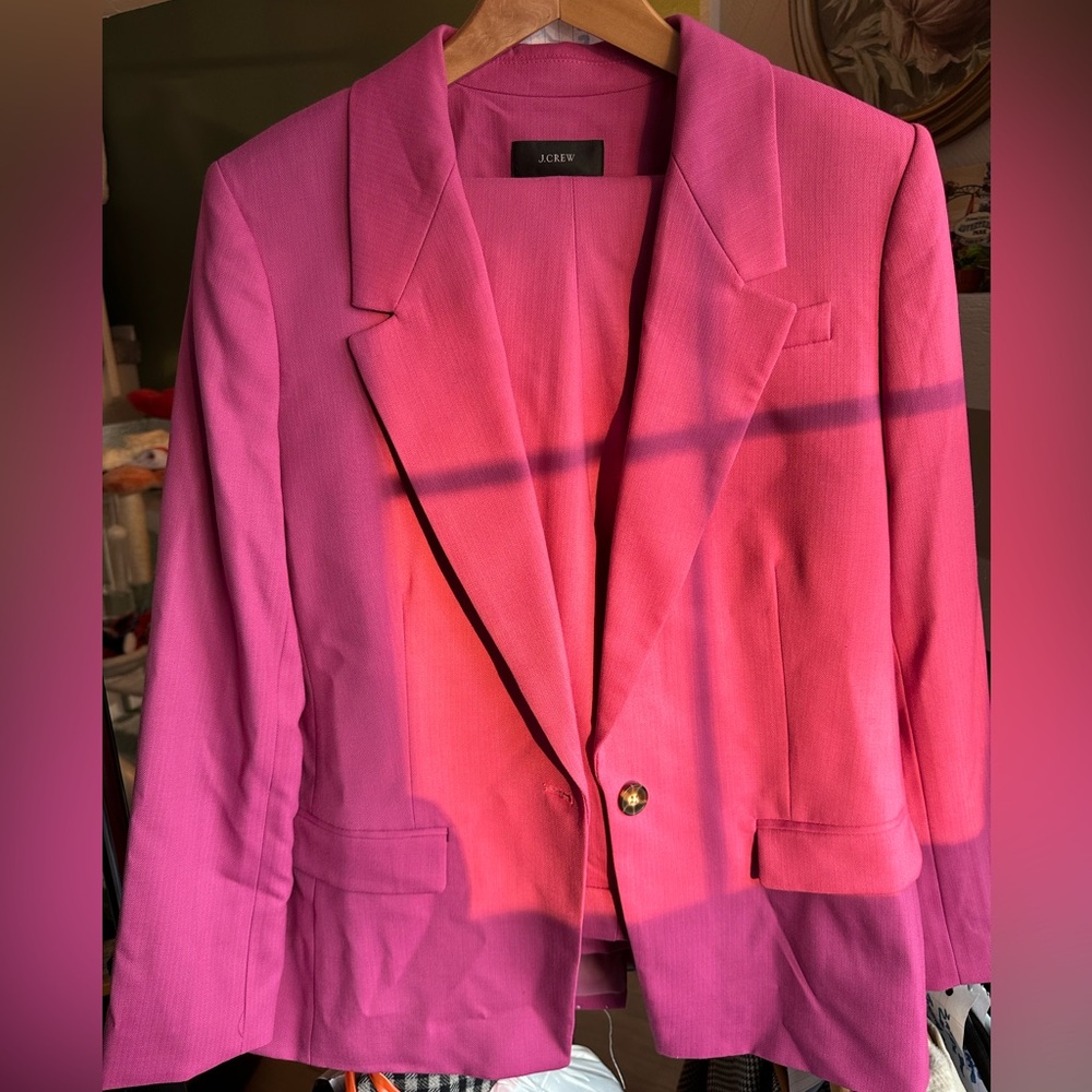 J-CREW Pink Pantsuit Womens US Size 12 Like New